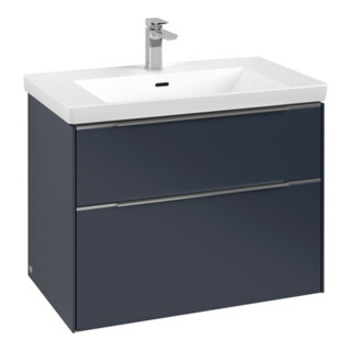 V&B Subway 3.0 Meuble sous lavabo 77,2x57,6x47,8 cm, AL gl o LE/Gr, Mar bl.