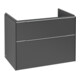 V&B Subway 3.0 Meuble sous lavabo 77,2x57,6x47,8 cm, alu brillant, graph.-4