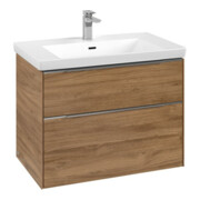 V&B Subway 3.0 Meuble sous lavabo 77,2x57,6x47,8 cm, alu brillant, Kan Oa-3