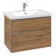 V&B Subway 3.0 Meuble sous lavabo 77,2x57,6x47,8 cm, alu brillant, Kan Oa-4