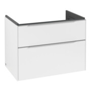 V&B Subway 3.0 Meuble sous lavabo 77,2x57,6x47,8 cm, avec LED/Gr Alu brillant, P blanc-3