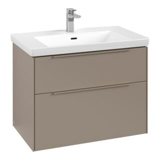 V&B Subway 3.0 Meuble sous lavabo 77,2x57,6x47,8 cm, avec LED/Gr monochr, Tau