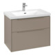 V&B Subway 3.0 Meuble sous lavabo 77,2x57,6x47,8 cm, avec LED/Gr monochr, Tau-1