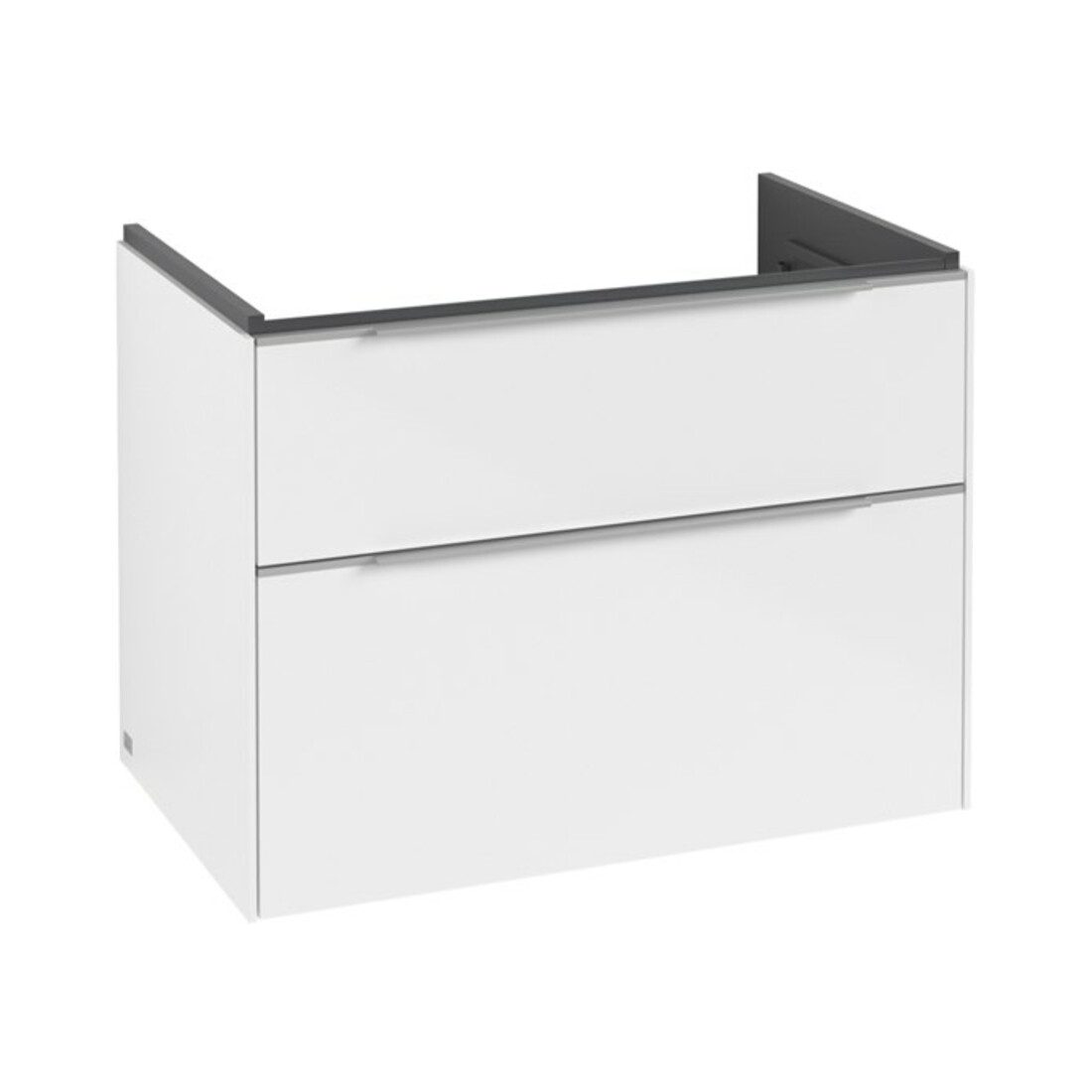 V&B Subway 3.0 Meuble sous lavabo 77,2x57,6x47,8 cm, blanc brillant, avec LE/Gr AL g
