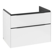 V&B Subway 3.0 Meuble sous lavabo 77,2x57,6x47,8 cm, blanc brillant, porte gauche/droite
