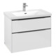 V&B Subway 3.0 Meuble sous lavabo 77,2x57,6x47,8 cm, blanc brillant, porte gauche/droite-4