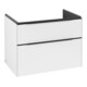 V&B Subway 3.0 Meuble sous lavabo 77,2x57,6x47,8 cm, bleu mat, blanc brillant-1