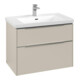 V&B Subway 3.0 Meuble sous lavabo 77,2x57,6x47,8 cm, cashmere, mat AL g-3