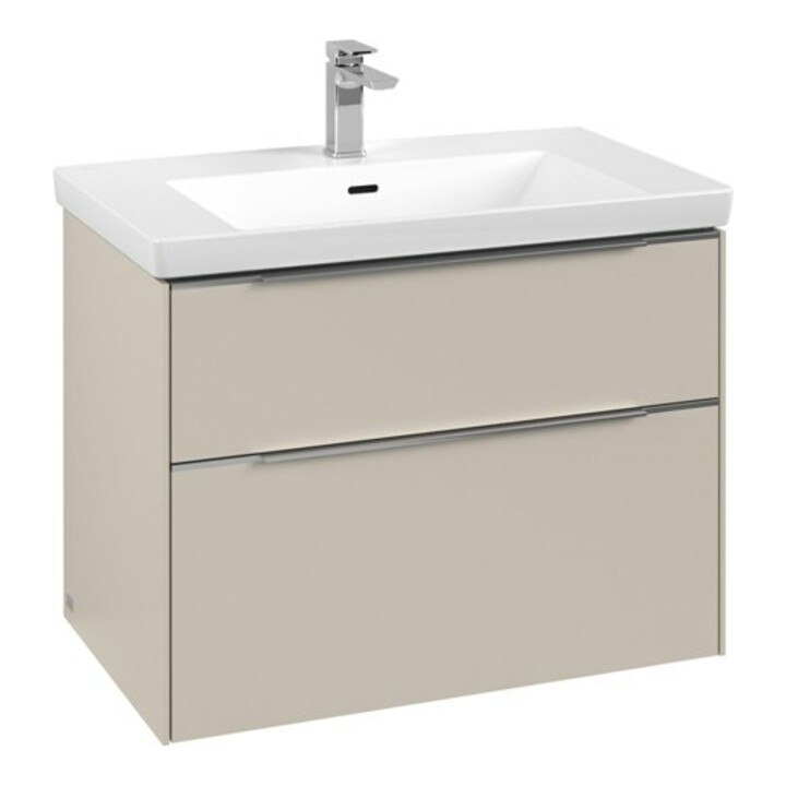 V&B Subway 3.0 Meuble sous lavabo 77,2x57,6x47,8 cm, cashmere, mat AL g