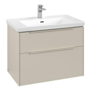 V&B Subway 3.0 Meuble sous lavabo 77,2x57,6x47,8 cm, cashmere mat, gauche