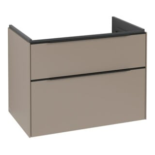 V&B Subway 3.0 Meuble sous lavabo 77,2x57,6x47,8 cm, LED/Gr bleu volcan, Tau