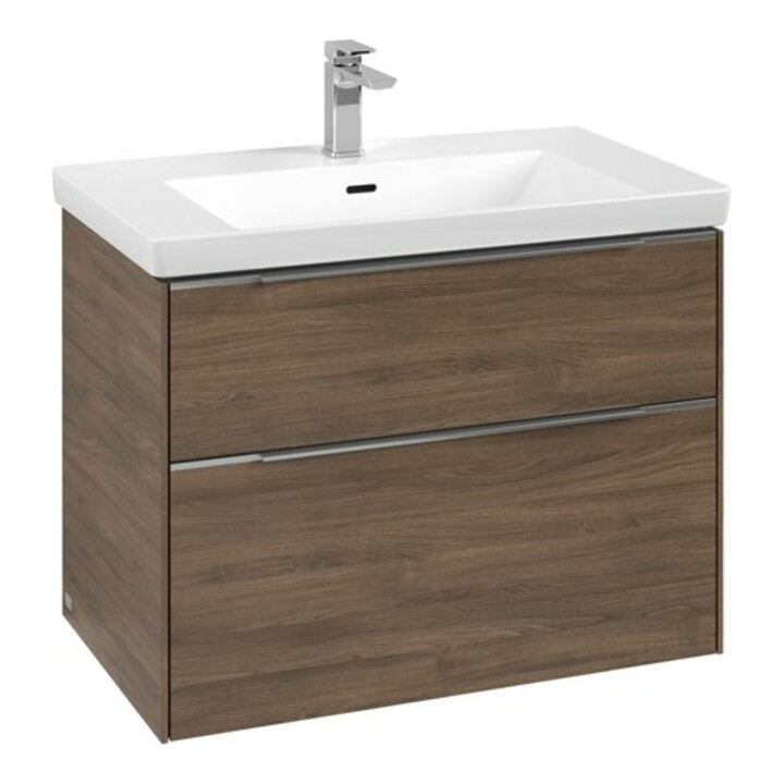 V&B Subway 3.0 Meuble sous lavabo 77,2x57,6x47,8 cm, m LE/Gr AL g, Ariz. Oa