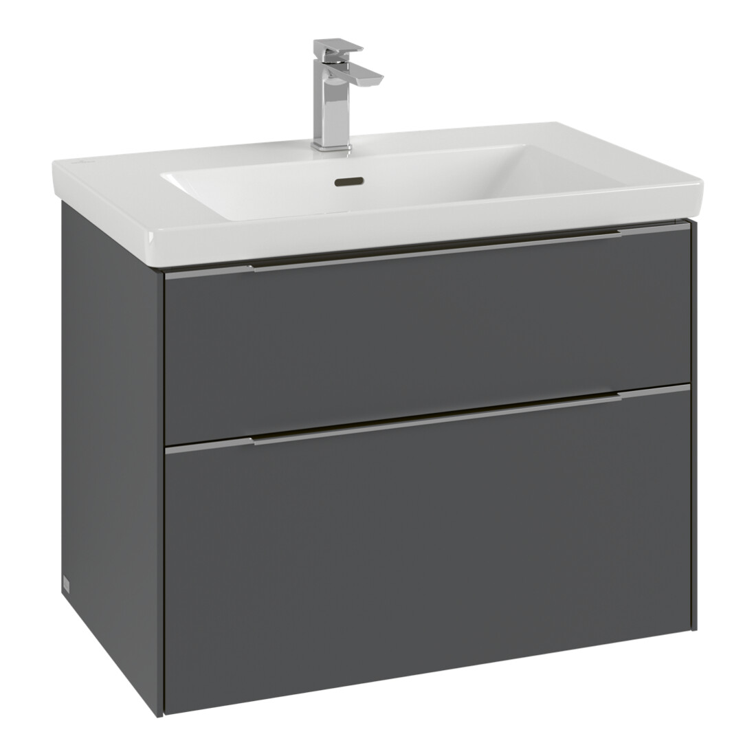 V&B Subway 3.0 Meuble sous-lavabo 77,2x57,6x47,8 cm, o LE/Gr AL gl, so gre.