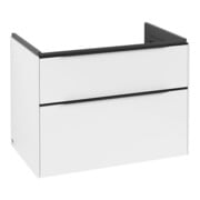 V&B Subway 3.0 Meuble sous-lavabo 77,2x57,6x47,8cm, avec LE/Gr avant bleu, P blanc-3