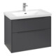 V&B Subway 3.0 Meuble sous lavabo 77,2x57,6x47,8cm, avec LE/Gr mon., graphite-1
