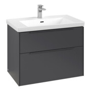 V&B Subway 3.0 Meuble sous lavabo 77,2x57,6x47,8cm, avec LE/Gr mon., graphite