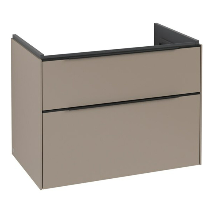 V&B Subway 3.0 Meuble sous-lavabo 77,2x57,6x47,8cm, LED/Gr bleu volcan, Tau