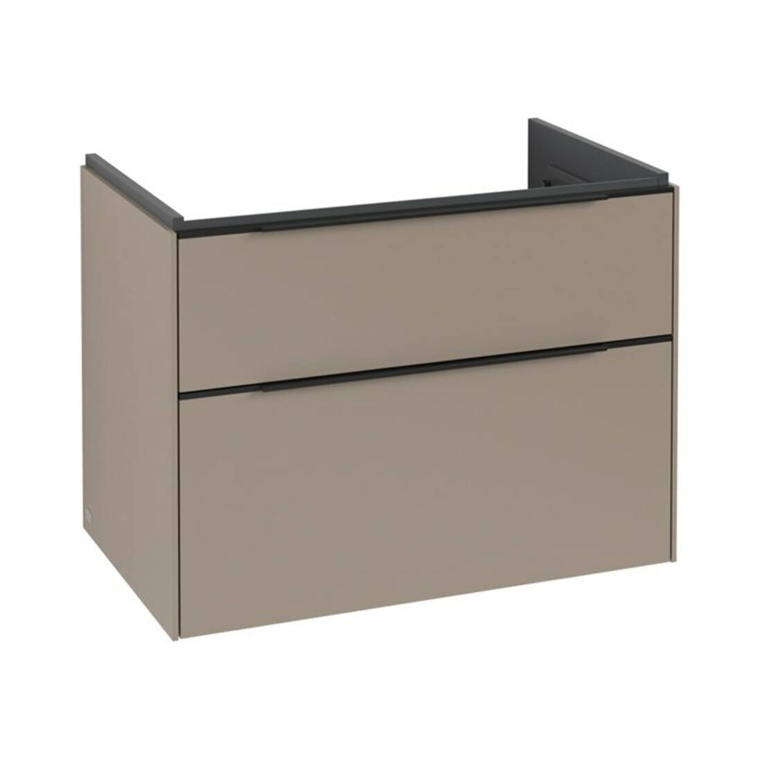 V&B Subway 3.0 Meuble sous-lavabo 77,2x57,6x47,8cm, LED/Gr bleu volcan, Tau