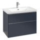 V&B Subway 3.0 Meuble sous-lavabo 77,2x57,6x47,8cm, m LE/Gr AL gl, Mar bl.-1