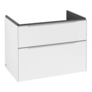 V&B Subway 3.0 Meuble sous lavabo 77,2x57,6x47,8cm, sans LED/Gr Alu brillant, P blanc