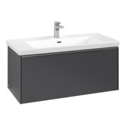 V&B Subway 3.0 Meuble sous-lavabo 97,3x42,9x47,8 cm, alu brillant, graph.-4