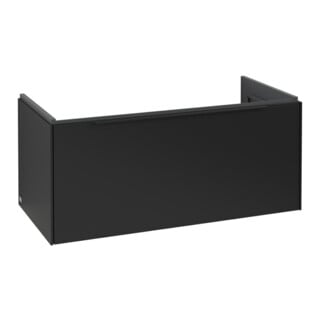 V&B Subway 3.0 Meuble sous lavabo 97,3x42,9x47,8 cm, avec LE/Gr vo b, bleu volcan