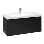 V&B Subway 3.0 Meuble sous lavabo 97,3x42,9x47,8 cm, avec LE/Gr vo b, bleu volcan-3