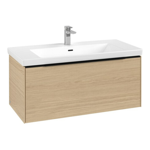 V&B Subway 3.0 Meuble sous lavabo 97,3x42,9x47,8 cm, avec LE/Gr vo b, Nord Oa