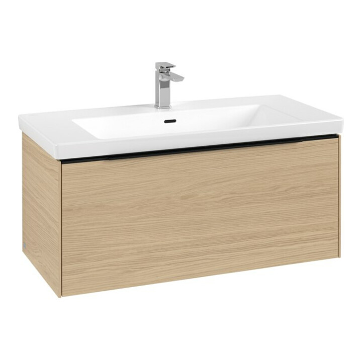 V&B Subway 3.0 Meuble sous lavabo 97,3x42,9x47,8 cm, avec LE/Gr vo b, Nord Oa