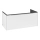 V&B Subway 3.0 Meuble sous lavabo 97,3x42,9x47,8 cm, avec LED/Gr Alu brillant, P blanc-1