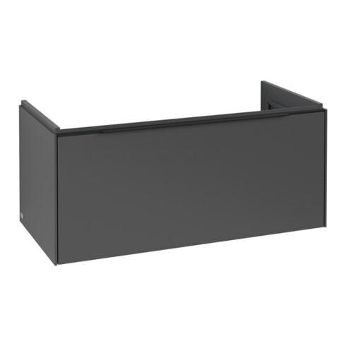 V&B Subway 3.0 Meuble sous lavabo 97,3x42,9x47,8 cm, bleu mat, graph.