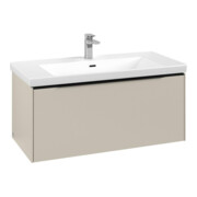 V&B Subway 3.0 Meuble sous lavabo 97,3x42,9x47,8 cm, cashmere gris, m LE/Gr vo b-3