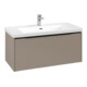 V&B Subway 3.0 Meuble sous lavabo 97,3x42,9x47,8 cm, LED/Gr bleu volcan, Tau-1