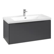 V&B Subway 3.0 Meuble sous lavabo 97,3x42,9x47,8 cm, m LE/Gr mon., graphite