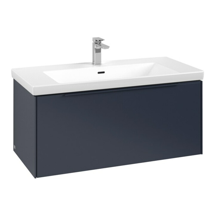 V&B Subway 3.0 Meuble sous lavabo 97,3x42,9x47,8 cm, sans LE/Gr mon., Mar bl.