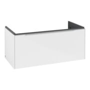 V&B Subway 3.0 Meuble sous lavabo 97,3x42,9x47,8cm, AL gris, Bri blanc-3