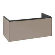 V&B Subway 3.0 Meuble sous lavabo 97,3x42,9x47,8cm, avec LED/Bleu volcan, Taupe-3