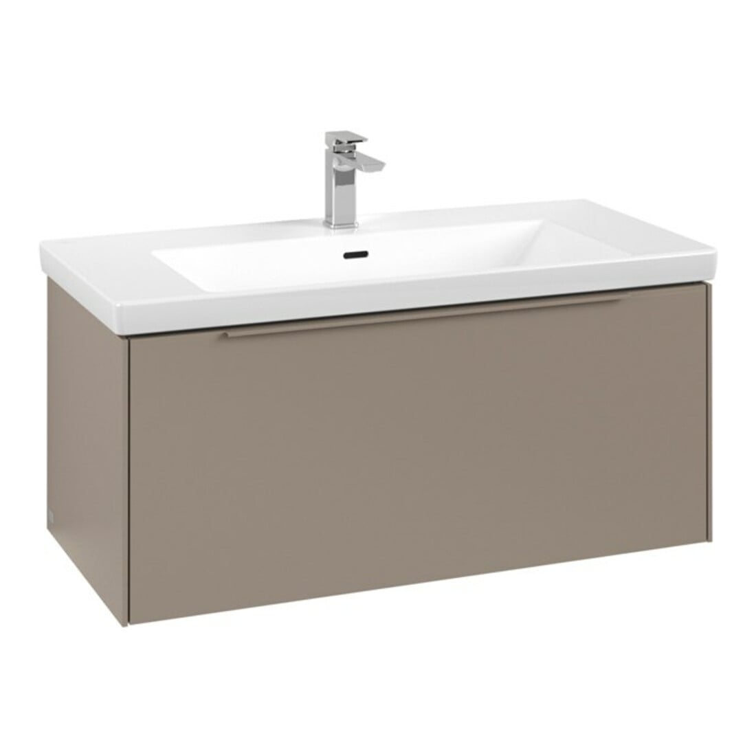 V&B Subway 3.0 Meuble sous lavabo 97,3x42,9x47,8cm, avec LED/Gr monochr, Tau
