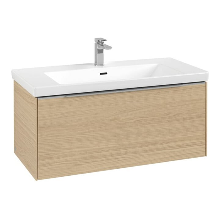 V&B Subway 3.0 Meuble sous lavabo 97,3x42,9x47,8cm, o LE/Gr AL gl, Nord Oa