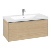V&B Subway 3.0 Meuble sous lavabo 97,3x42,9x47,8cm, o LE/Gr AL gl, Nord Oa-4