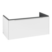 V&B Subway 3.0 Meuble sous lavabo 97,3x42,9x47,8cm, sans LED/Gr Alu brillant, P blanc-3