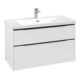 V&B Subway 3.0 Meuble sous-lavabo 97,3x57,6x47,8 cm, avec LE/Gr à gauche, blanc brillant-4