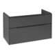 V&B Subway 3.0 Meuble sous lavabo 97,3x57,6x47,8 cm, avec LE/Gr devant bleu, graphite-3