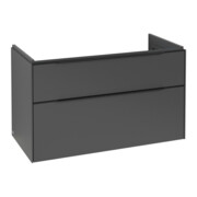 V&B Subway 3.0 Meuble sous lavabo 97,3x57,6x47,8 cm, avec LE/Gr devant bleu, graphite-3