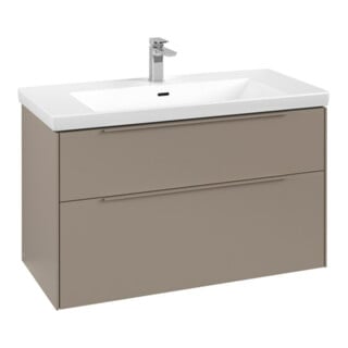 V&B Subway 3.0 Meuble sous lavabo 97,3x57,6x47,8 cm, avec LED/Gr monochr, Tau