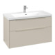 V&B Subway 3.0 Meuble sous lavabo 97,3x57,6x47,8 cm, m LE/Gr mon., gris cachemire-1
