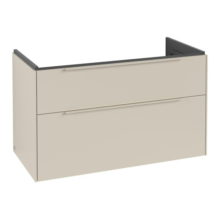 V&B Subway 3.0 Meuble sous lavabo 97,3x57,6x47,8 cm, m LE/Gr mon., gris cachemire