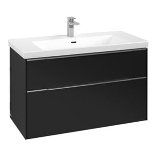 V&B Subway 3.0 Meuble sous lavabo 97,3x57,6x47,8 cm, o LE/Gr AL g, bleu volcan