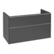 V&B Subway 3.0 Meuble sous lavabo 97,3x57,6x47,8cm, alu brillant, graph.-1