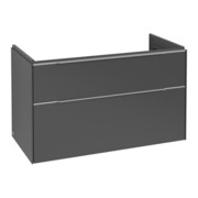 V&B Subway 3.0 Meuble sous lavabo 97,3x57,6x47,8cm, alu brillant, graph.